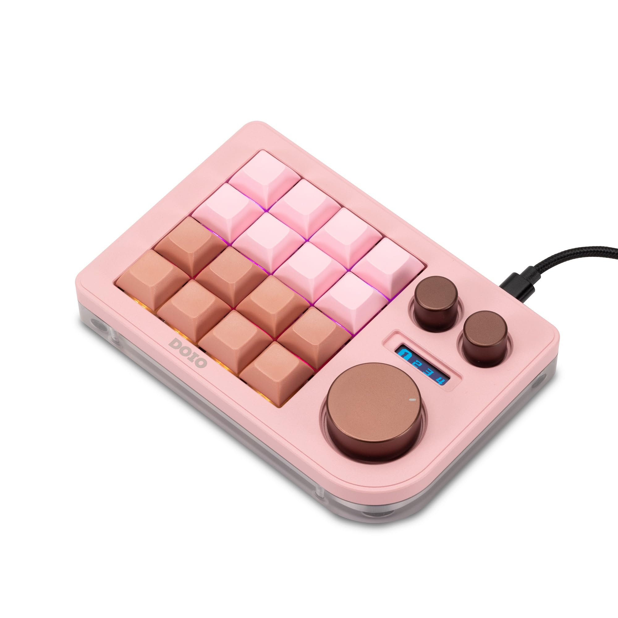 Amazon | KB16 マクロメカニカルキーボードアルミニウム製/片手